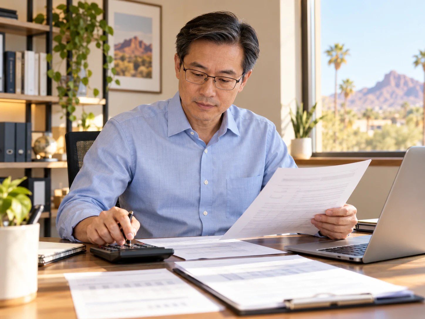 Tax professionals at work